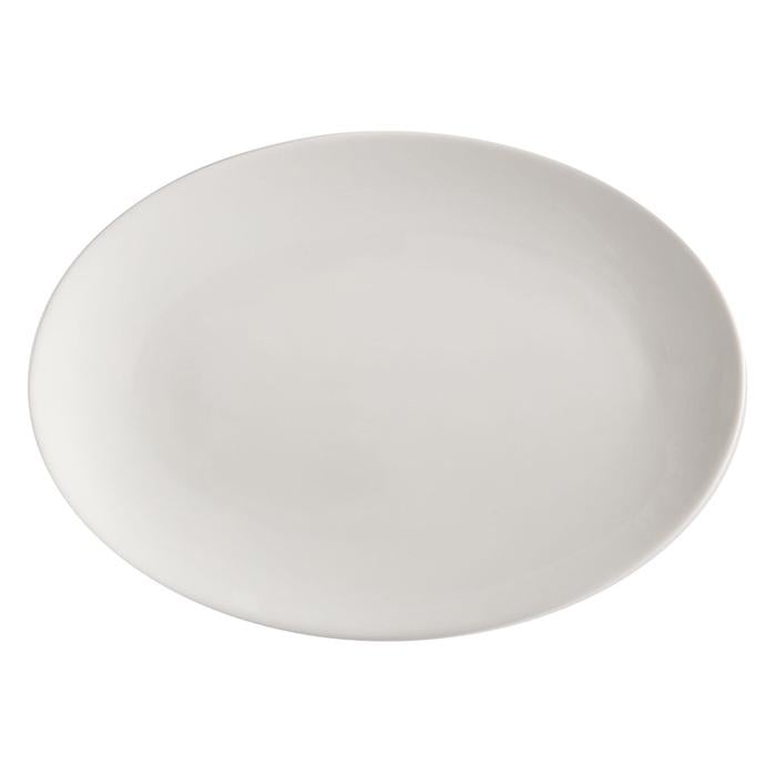 Блюдо сервировочное овальное Maxwell & Williams WHITE BASICS ROUND фарфор 35х25 см (2631592)