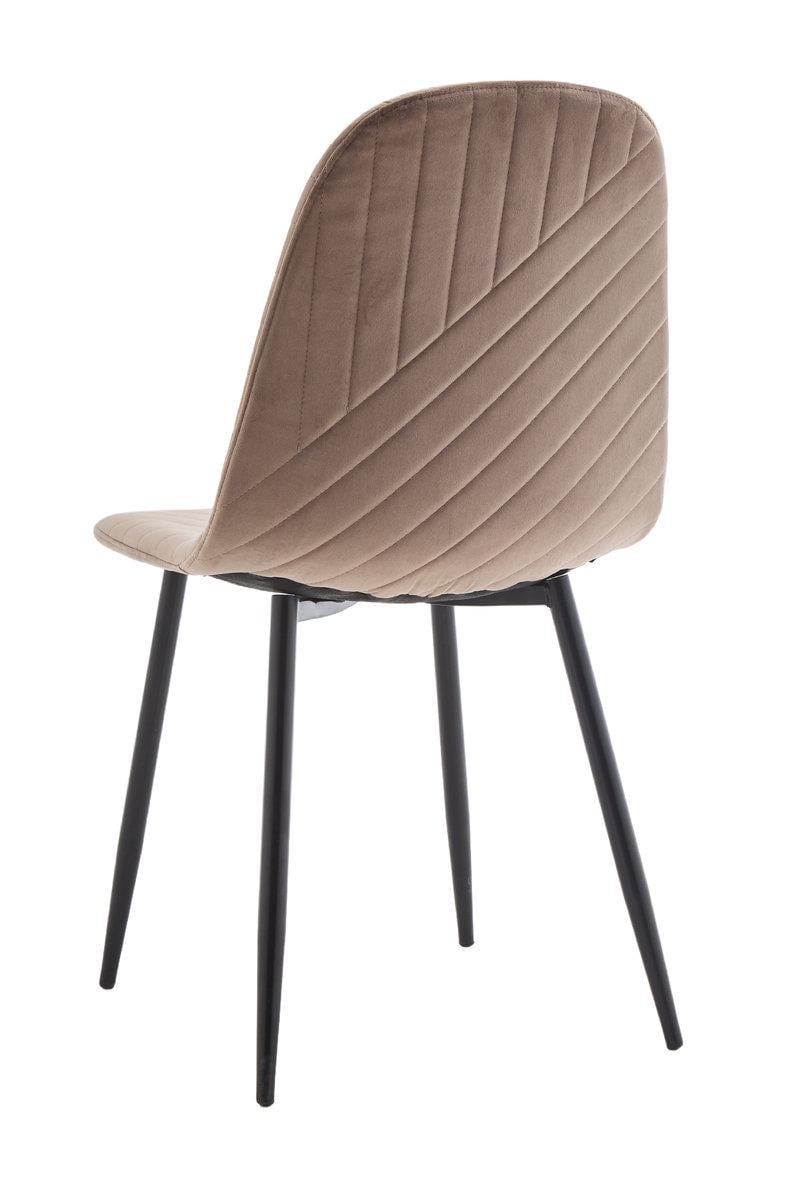 Кухонний стілець Мікс Меблі ЯРІС велюр Бежевий (27897730) - фото 3 Кухонний стілець Мікс Меблі ЯРІС велюр Бежевий (27897730) - фото 3