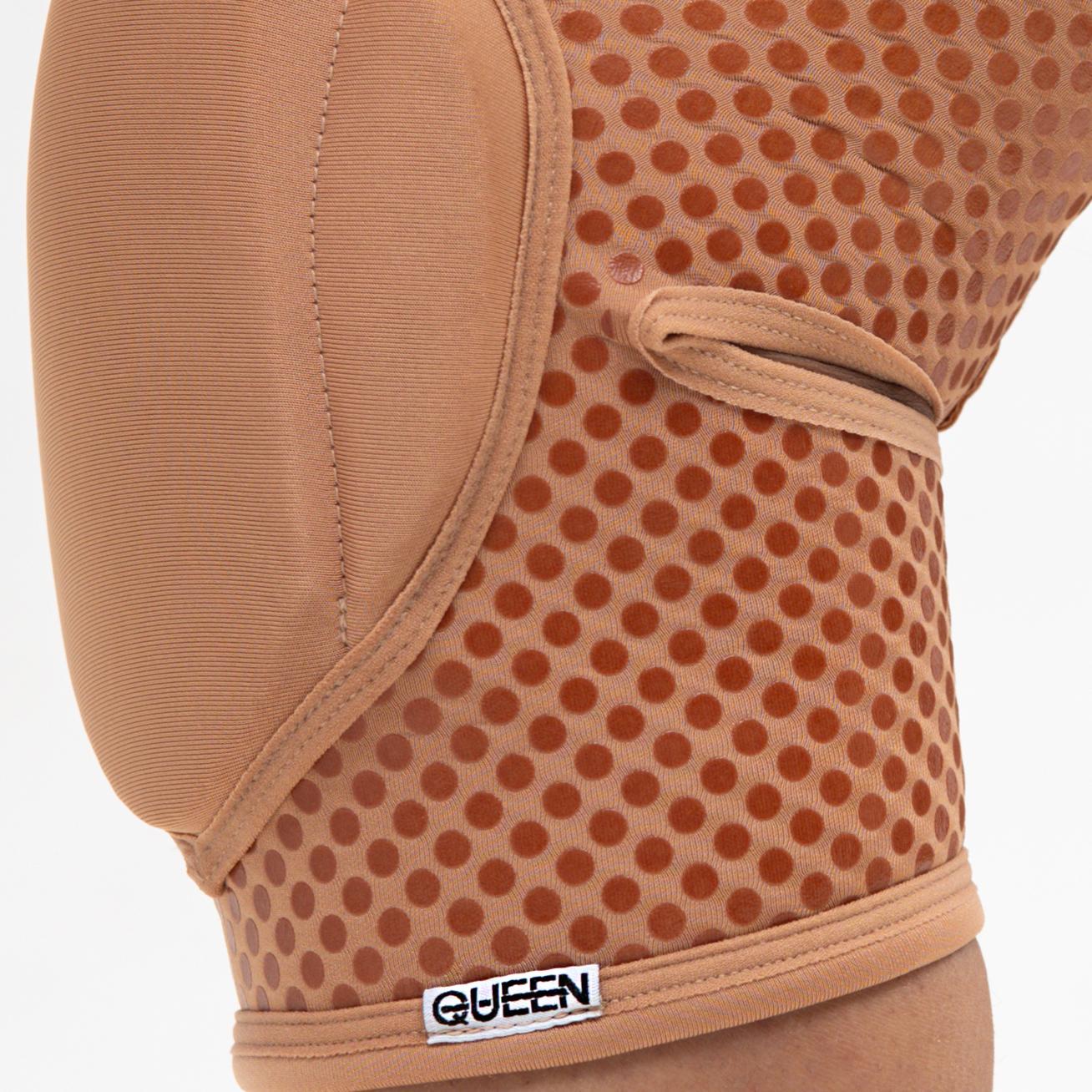 Наколінники липкі для танців пара S Карамельний (QKP_NCG_1042-3) - фото 6
