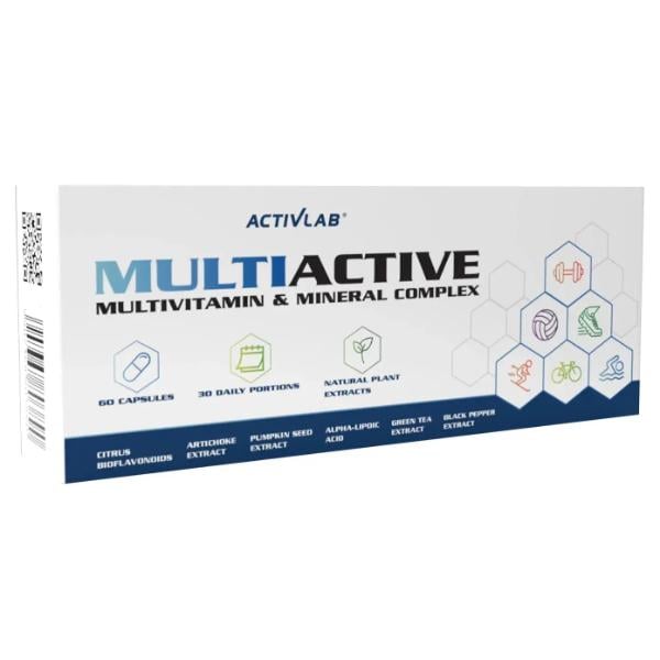 Витаминно-минеральный комплекс для спорта Activlab MultiActive 60 капс. (000024688)