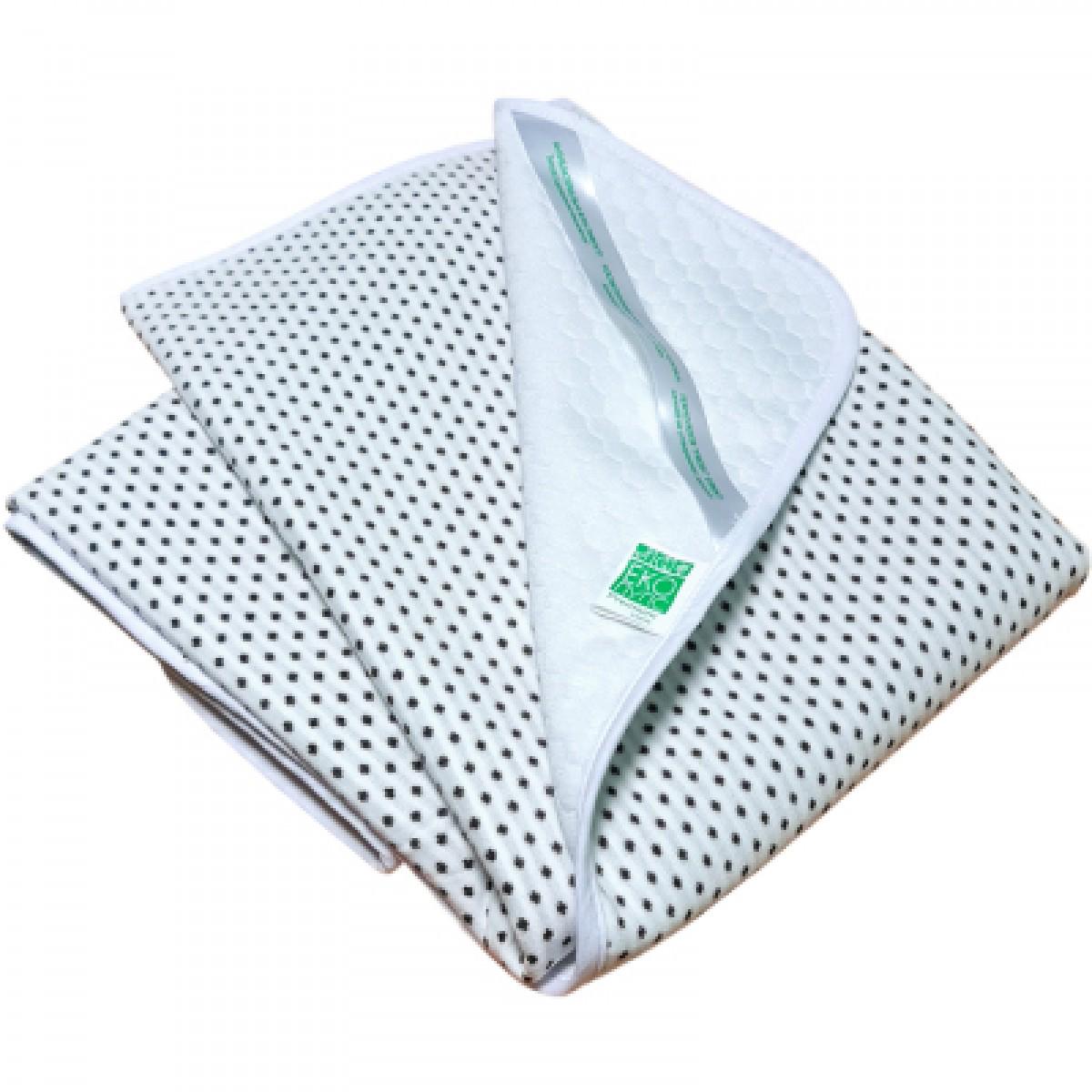 Пелюшки для малюків Еко Пупс Soft Touch Premium Point поглинальна та непромокальна 65x90 см Black (EPG07W-6590bp)