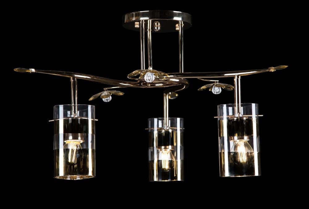 Люстра с плафонами Ray L4324/3A FGD+BR (IR005961)