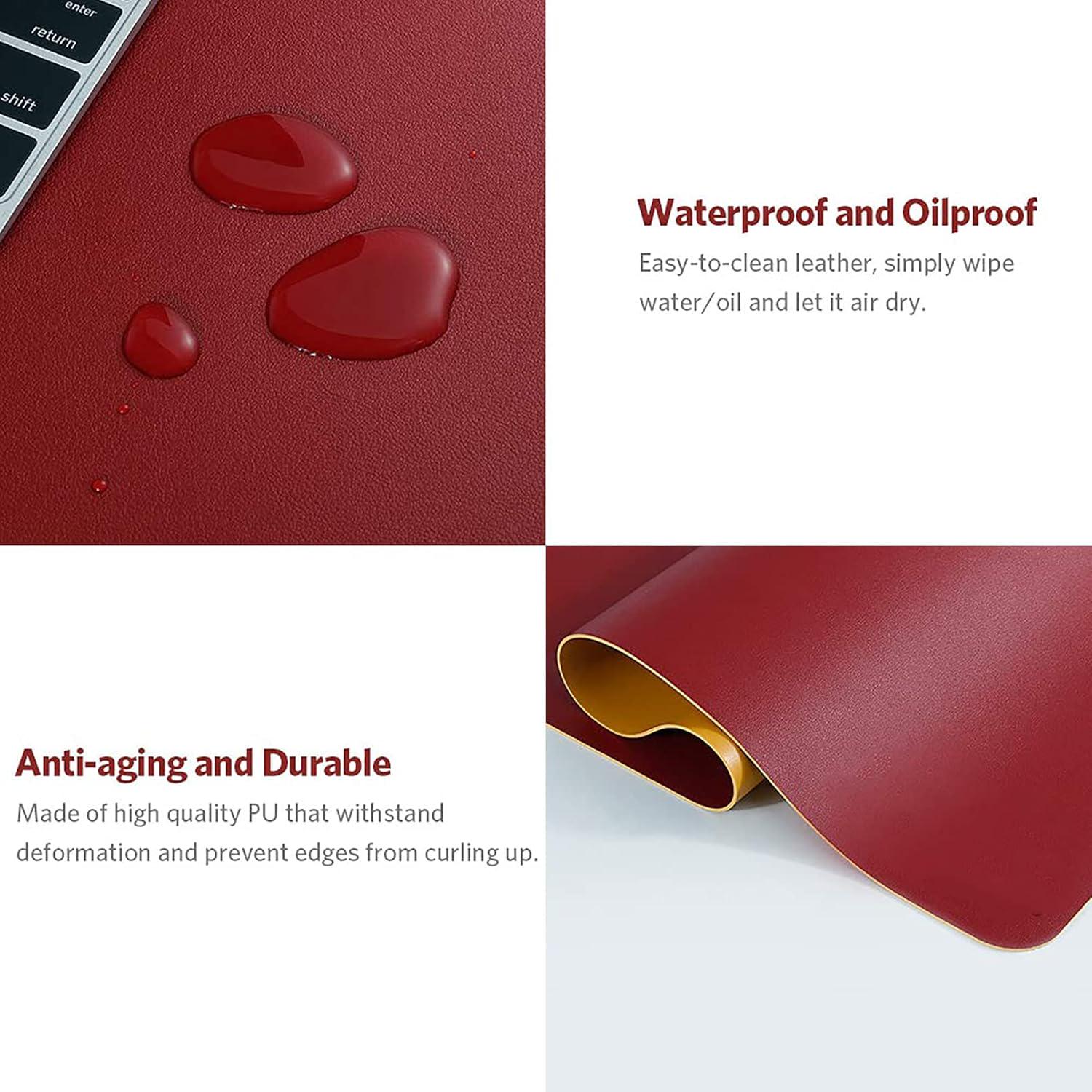 Ігрова поверхня Desk Mat Ultra Slim 900x400x1,8 мм Burgundy/Orange - фото 11 Ігрова поверхня Desk Mat Ultra Slim 900x400x1,8 мм Burgundy/Orange - фото 11