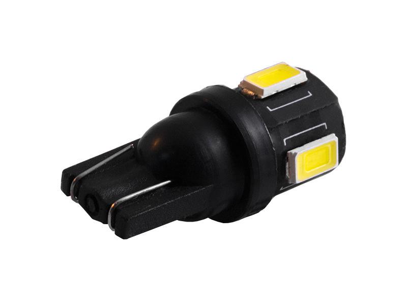 Автомобильная лампа светодиодная LEDUA T10-5630-6 SMD 12V черный корпус Белый (1009) - фото 3 Автомобильная лампа светодиодная LEDUA T10-5630-6 SMD 12V черный корпус Белый (1009) - фото 3