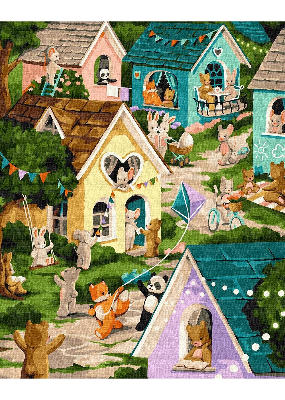 Картина по номерам ИДЕЙКА Волшебный город 40х50 см (KHO6515)