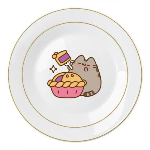 Тарелка Пушин ест пирог (18830973-73-199383)