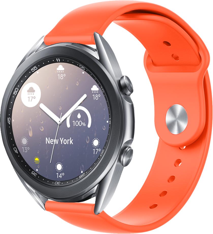 Ремешок Base для Galaxy Watch 3 41 мм Orange (18941) - фото 1 Ремешок Base для Galaxy Watch 3 41 мм Orange (18941) - фото 1