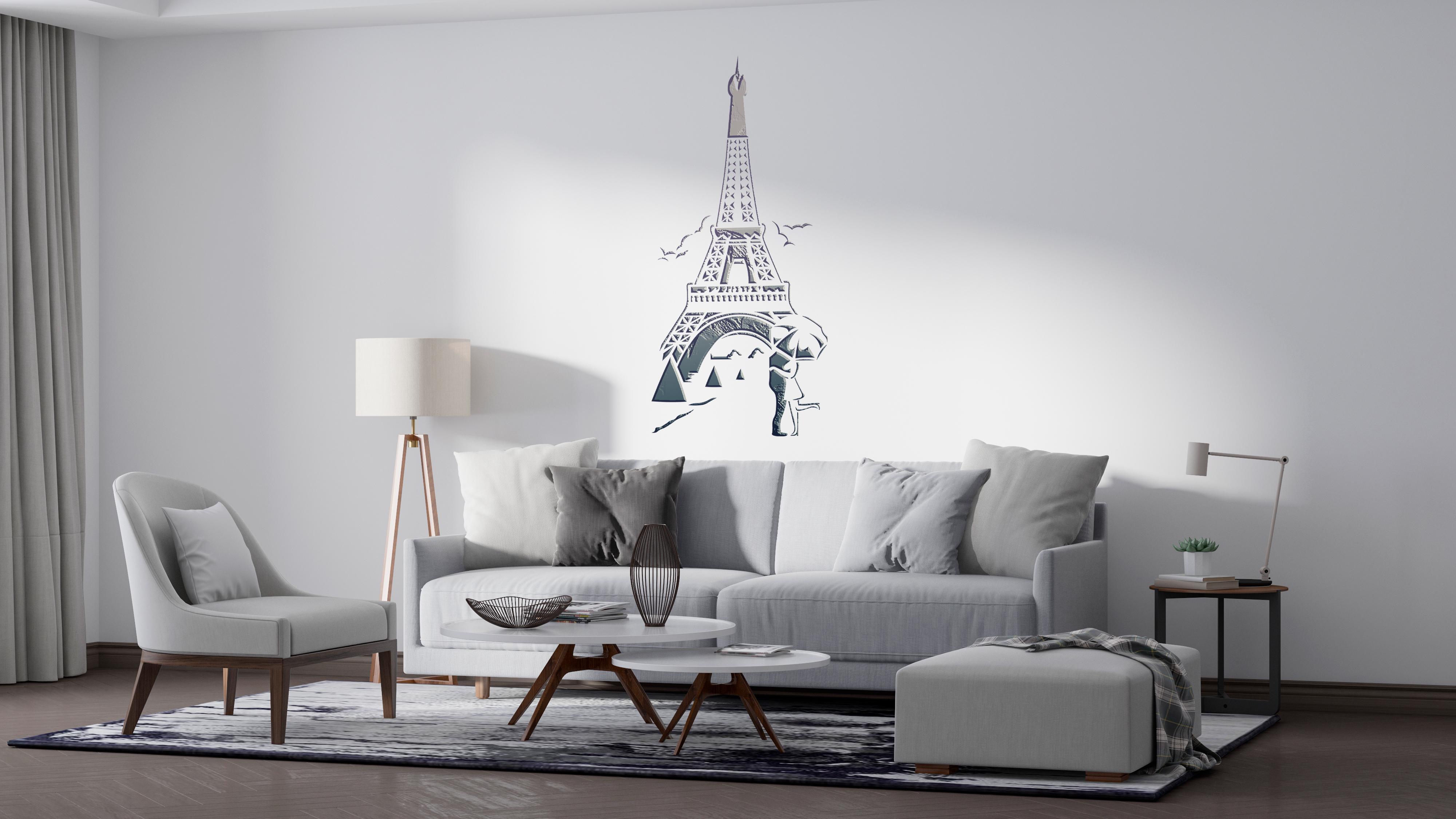 Трафарет DFA Ейфелева вежа для фарби та штукатурки 0,3-1 мм (X00125) - фото 1