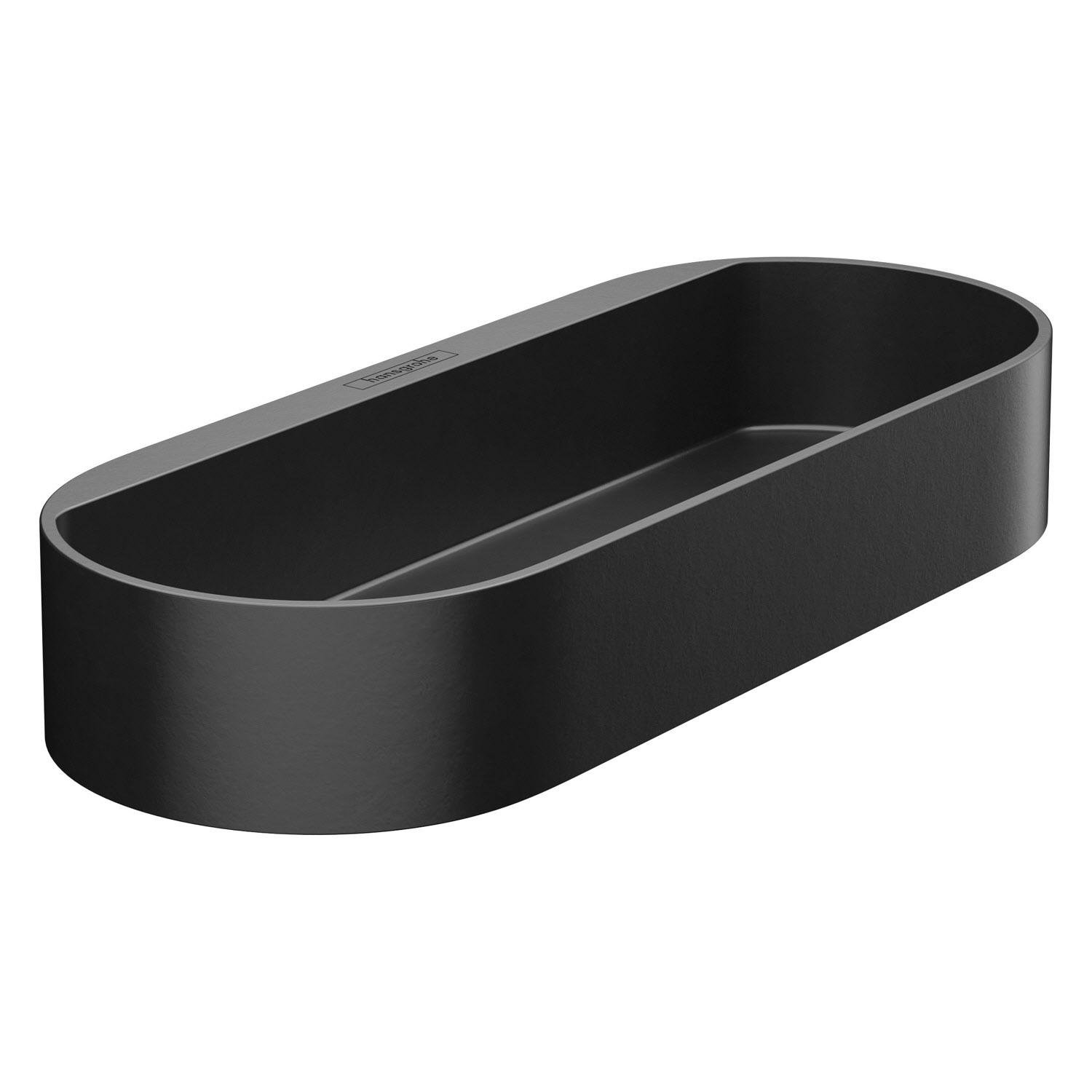 Полка настенная пластиковая Hansgrohe WallStoris 27913670 Черный (145387)