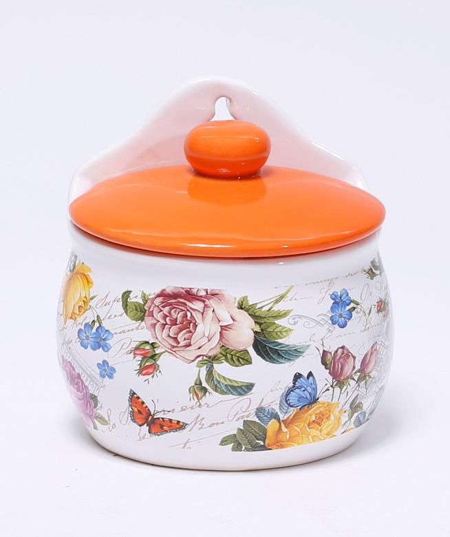 Банка Лето в Европе для сыпучих продуктов 380 мл настенная (BD-DU934-S)