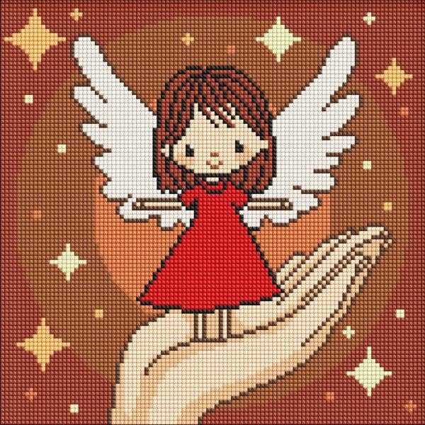 Алмазная мозаика Ideyka Ладонь чуда 30x30 см (Id-AMO8197)