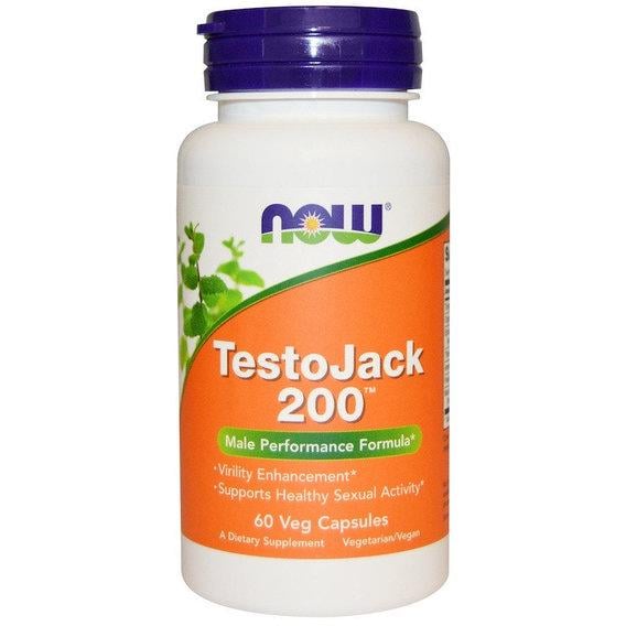 Тестостероновый комплекс NOW Foods Testo Jack 200 EXTRA STR 60 Veg капс.