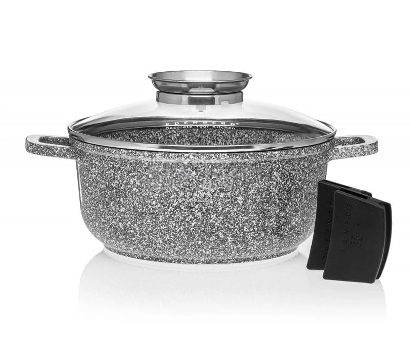 Кастрюля-казан Edenberg EB-3979 с гранитным покрытием и стеклянной крышкой 26 см 5,6 л (27923634) - фото 1 Кастрюля-казан Edenberg EB-3979 с гранитным покрытием и стеклянной крышкой 26 см 5,6 л (27923634) - фото 1