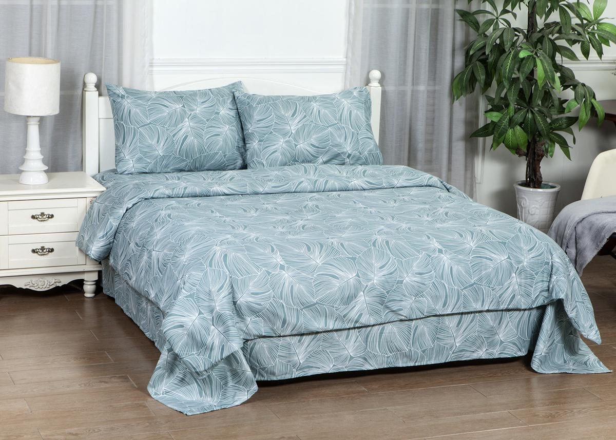 Комплект постільної білизни Soho полуторний 150х200 см Flora Green (UG-PATTERN 11-S)