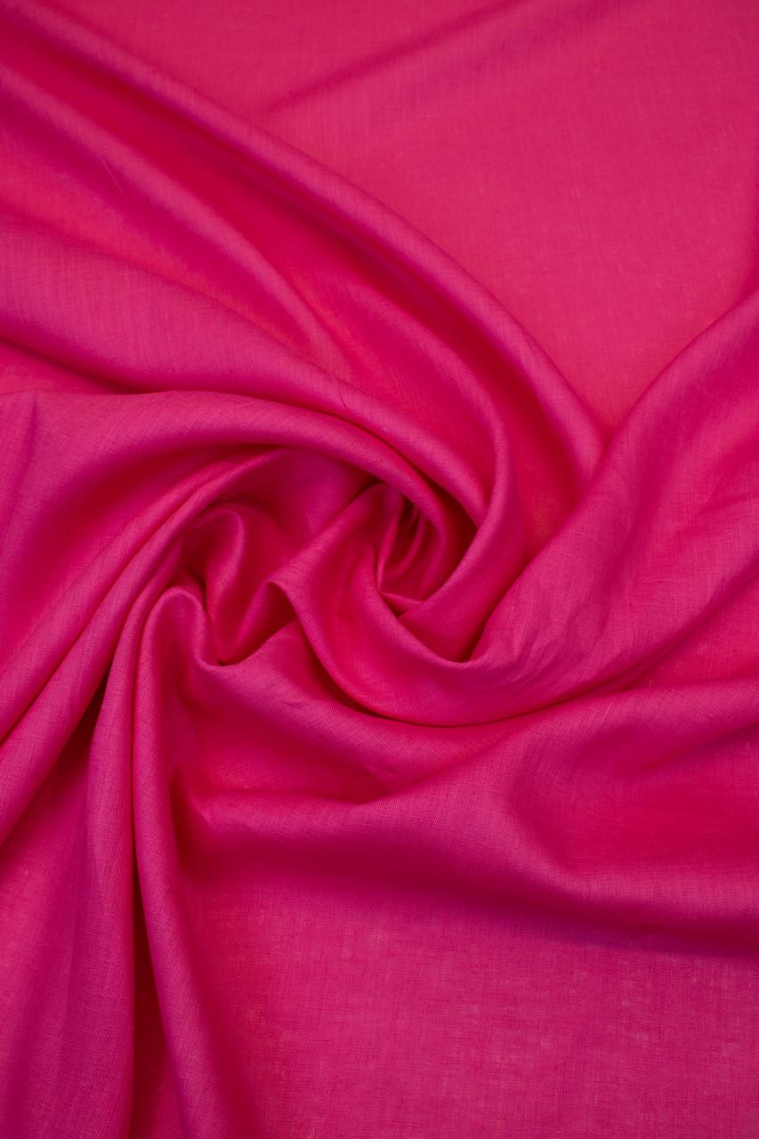 Тканина лляна костюмна 4с33 190 г/м2 колір 80 Fuchsia 100% льон Фуксія (OBR491_80) Тканина лляна костюмна 4с33 190 г/м2 колір 80 Fuchsia 100% льон Фуксія (OBR491_80)