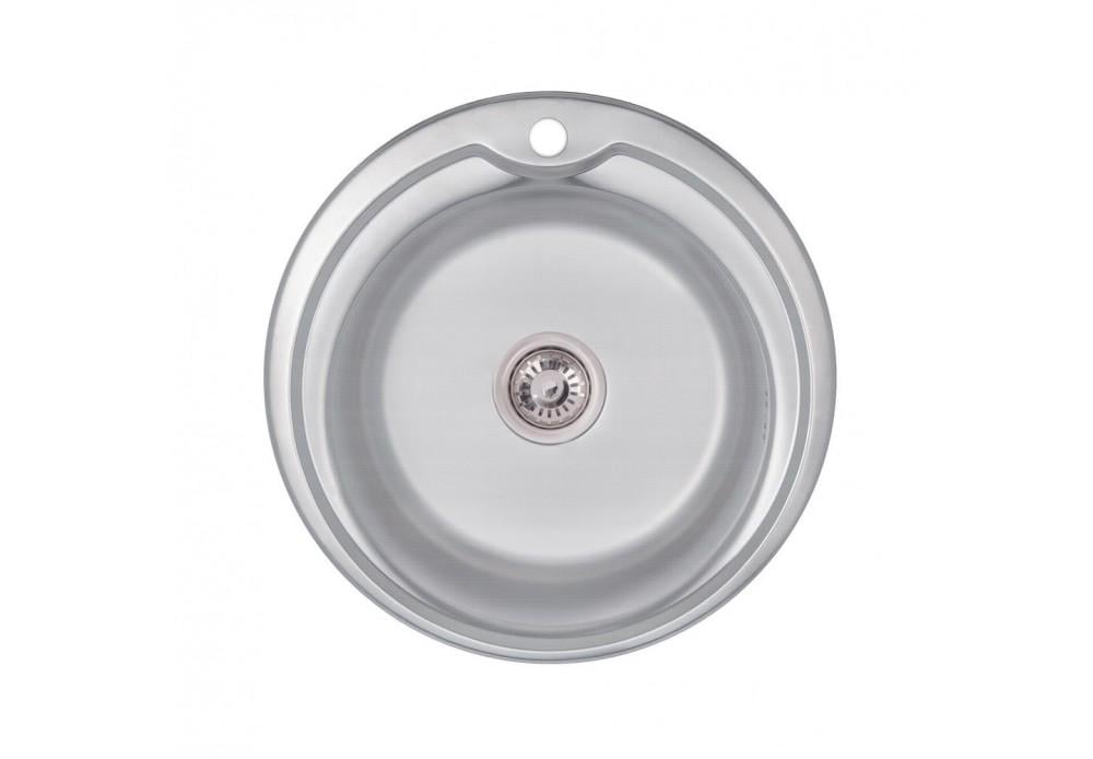 Кухонна мийка Lidz 510-D 0,6 мм Decor (LIDZ510D06DEC160)