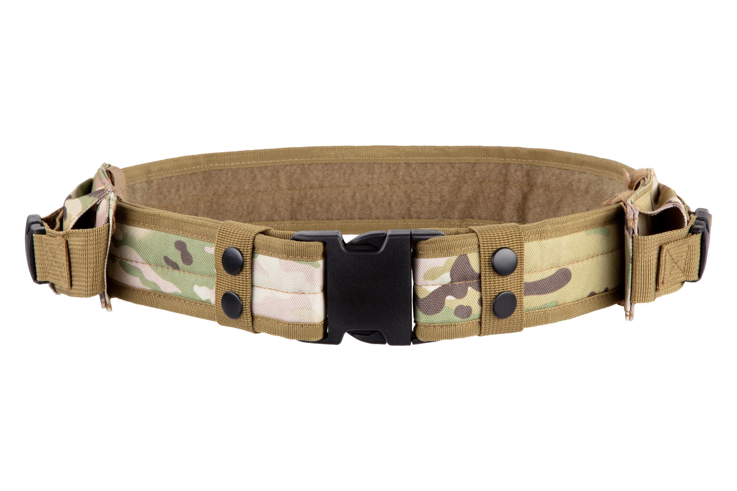 Ремень тактический 2E Tactical с 2-мя креплениями камуфляж (ERC-2E-MILBELT-Y-CC)