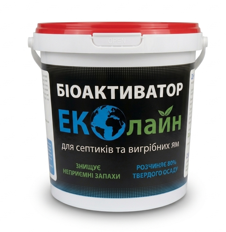 Біопрепарат для септиків і вигрібних ям Еколайн 1440 г Біопрепарат для септиків і вигрібних ям Еколайн 1440 г