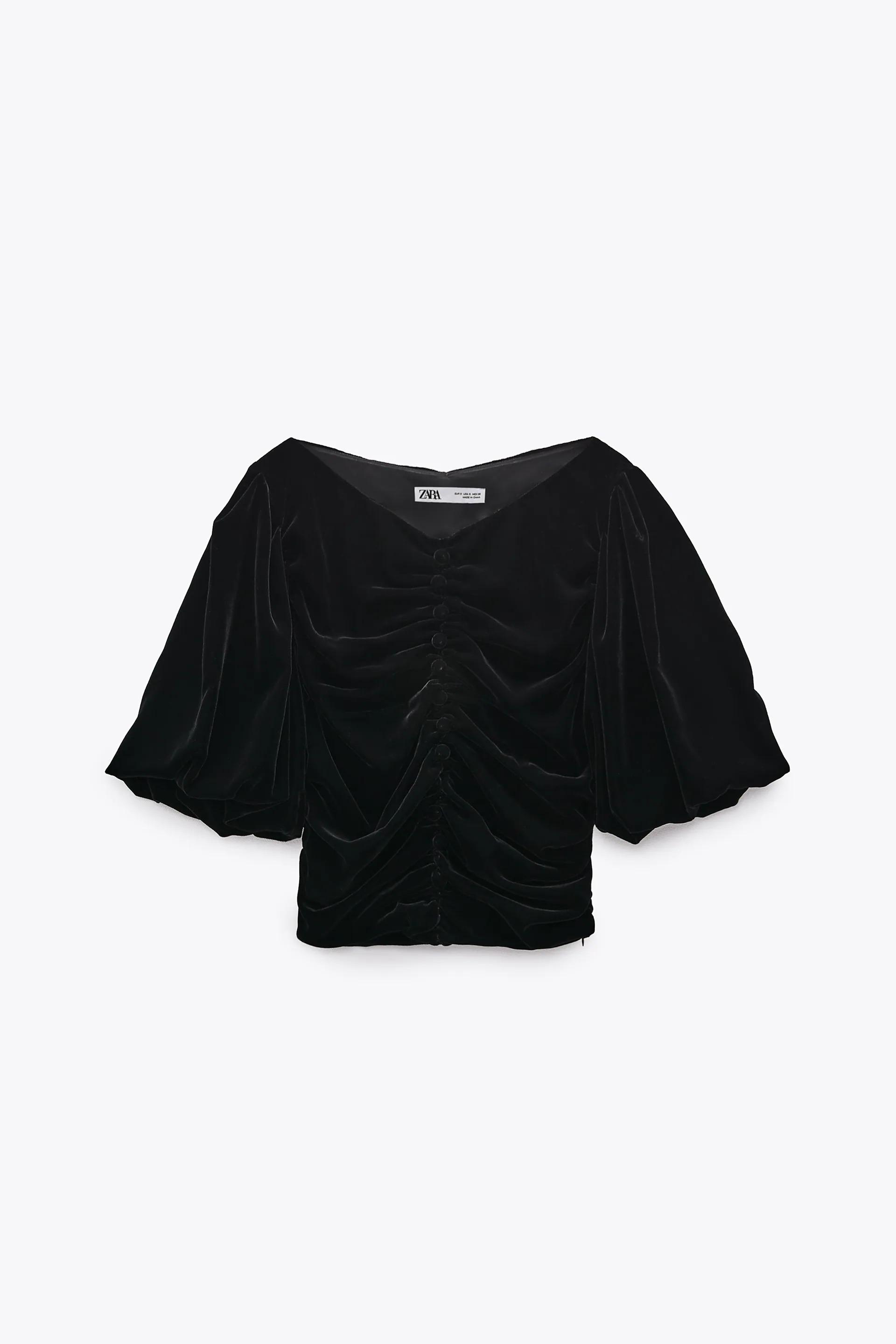 Блуза ZARA S Черный (2731246800) - фото 2