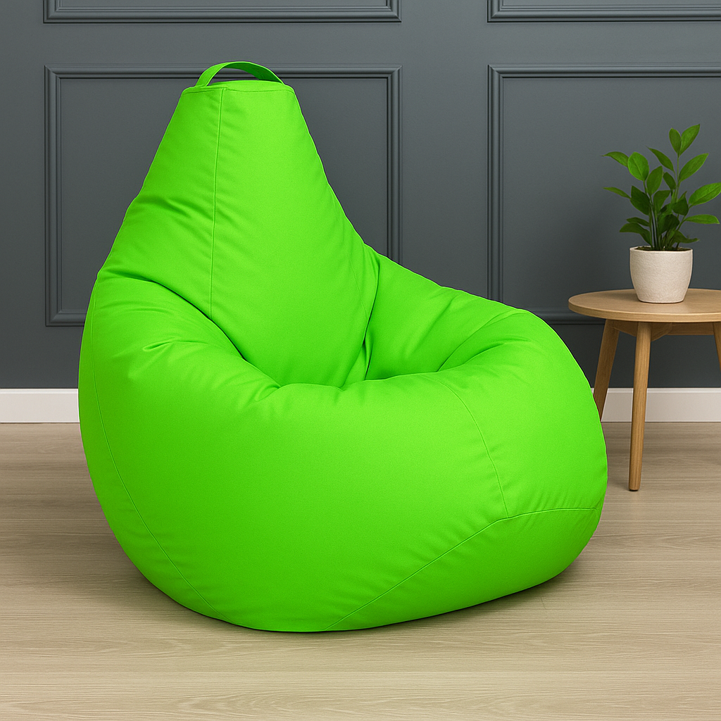 Кресло-мешок без внутреннего чехла SOFTLAND 110х80 см Салатовый (KM_031) - фото 1 Кресло-мешок без внутреннего чехла SOFTLAND 110х80 см Салатовый (KM_031) - фото 1