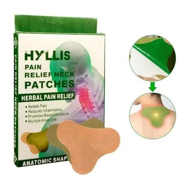 Пластир лікувальний Pain Relief Neck Patches 10 шт. для зняття болю в шиї (ULT-4859094) - фото 2