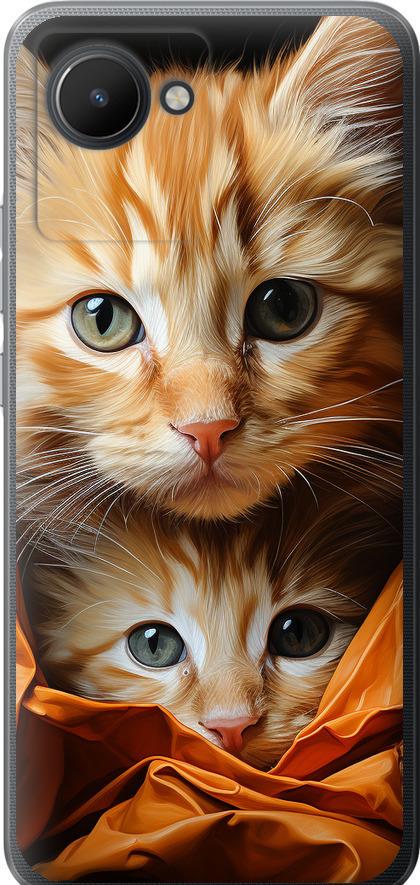 Чехол на Realme C30 Котики 2 (5664u-2700-42517) Чехол на Realme C30 Котики 2 (5664u-2700-42517)