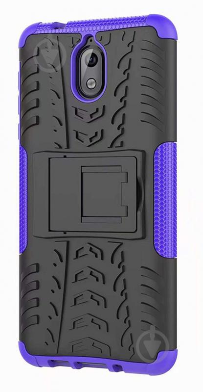 Чехол Armor Case для Nokia 3.1 Фиолетовый (hub_nbUm93748)