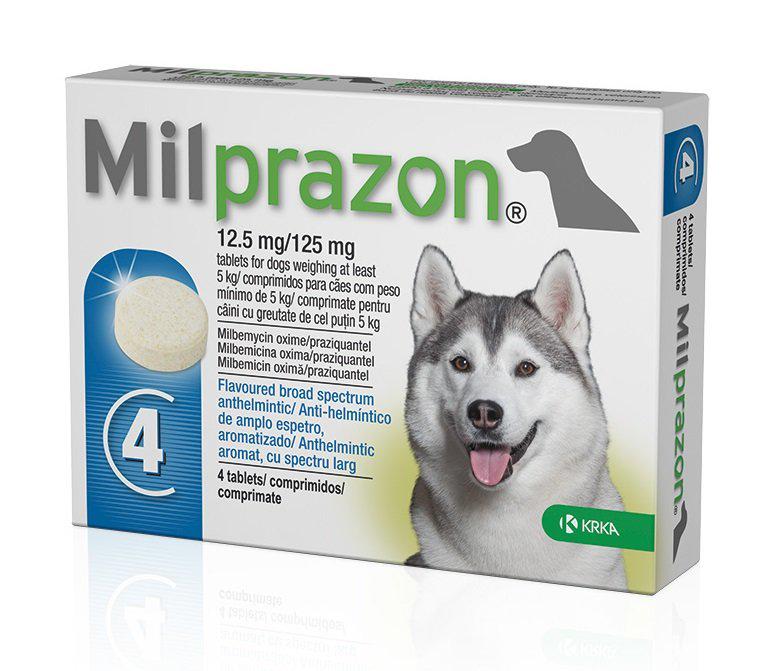 Антигельминтик для собак Milprazon 4 таб. (002840)