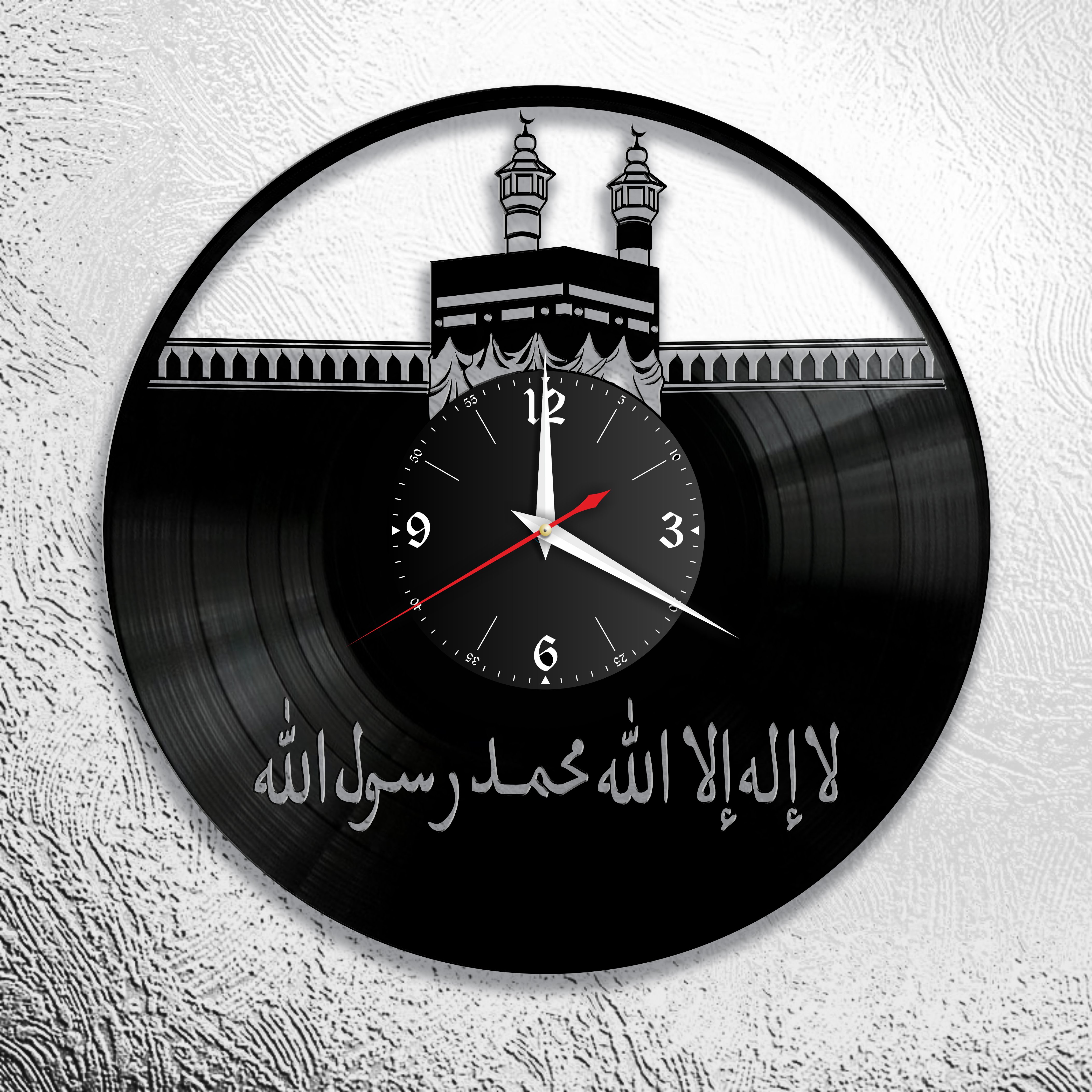 Часы настенные Мечеть 1108 из виниловой пластинки