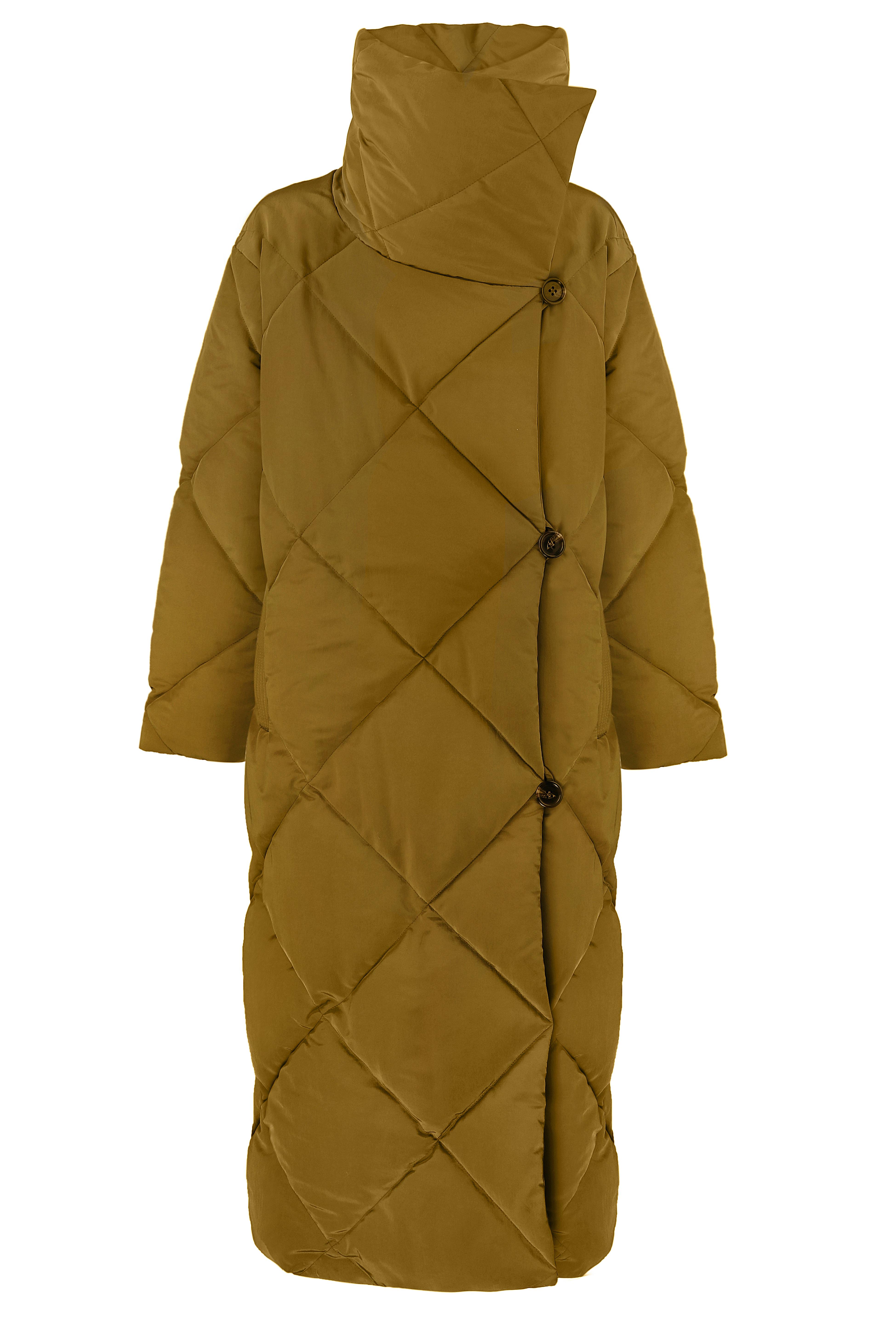 Пуховик жіночий FLoveTouch Софі оверсайз onesize Оливковий - фото 4 Пуховик жіночий FLoveTouch Софі оверсайз onesize Оливковий - фото 4