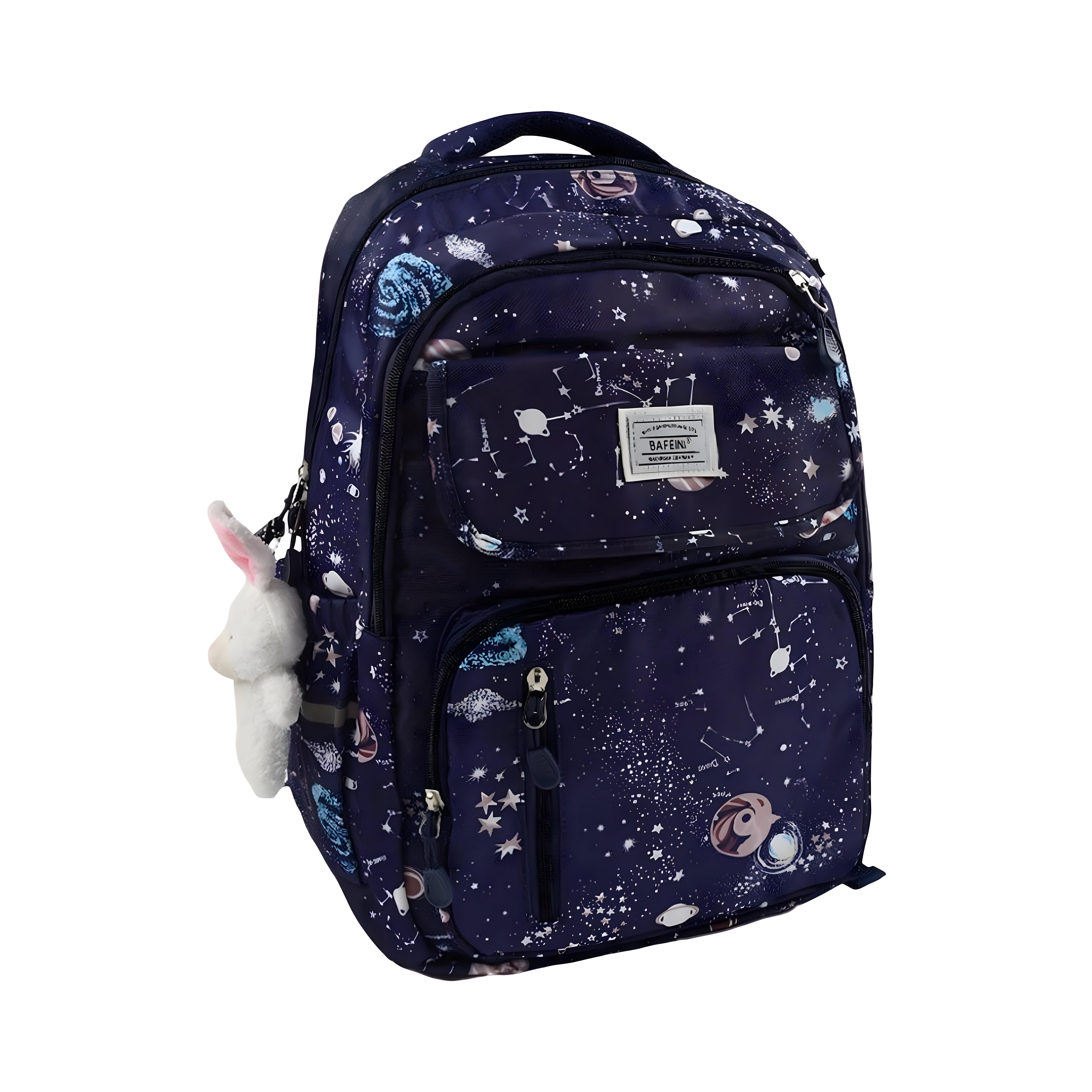 Школьный рюкзак для девочки с брелком 36х20х50 см (C 72846-2)