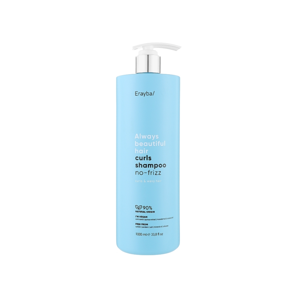 Шампунь для в'юнкого волосся Erayba Curls Shampoo No-frizz 1000 мл