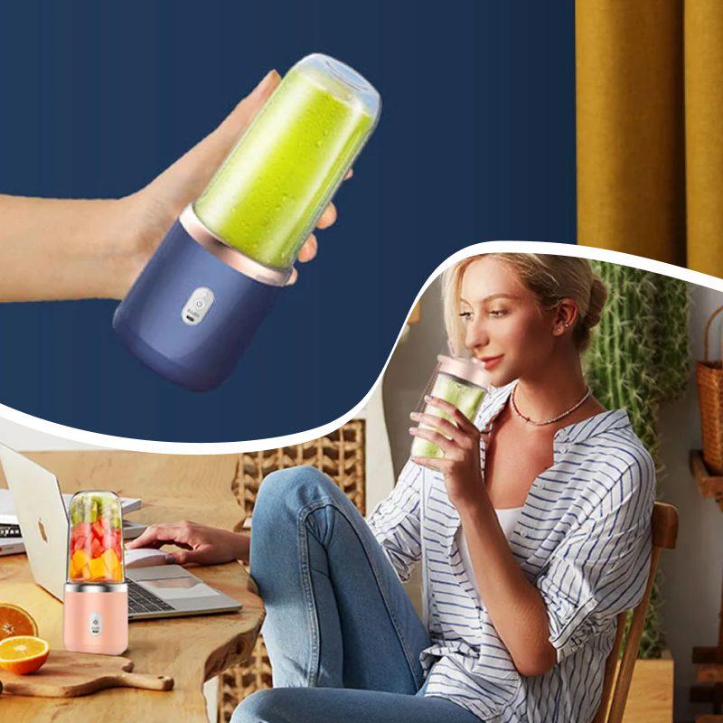 Блендер-соковыжималка для смузи и коктейлей Portable Juicer Cup портативный - фото 4