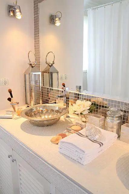 Мозаїка дзеркальна Decor Stone Hub Zs-2x2-Z в котедж та приватний будинок в бар 274x274 мм Сріблястий (004166) - фото 5