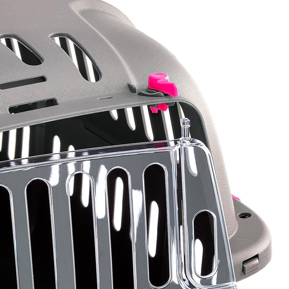 Переноска для кошек и собак Ferplast Jet 20 37х57x33 см до 8 кг Черный/Розовый (73045099) - фото 3 Переноска для кошек и собак Ferplast Jet 20 37х57x33 см до 8 кг Черный/Розовый (73045099) - фото 3