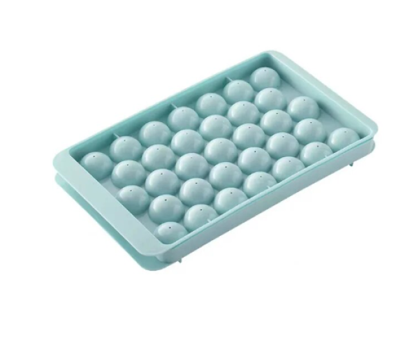 Форма для льоду прямокутна, з круглими комірками Блакитний (818)