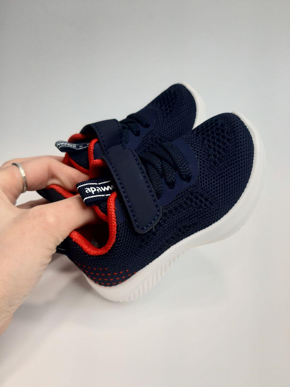 Кроссовки для мальчика Apawwa р. 20 Синий (395 navy-red) - фото 2 Кроссовки для мальчика Apawwa р. 20 Синий (395 navy-red) - фото 2