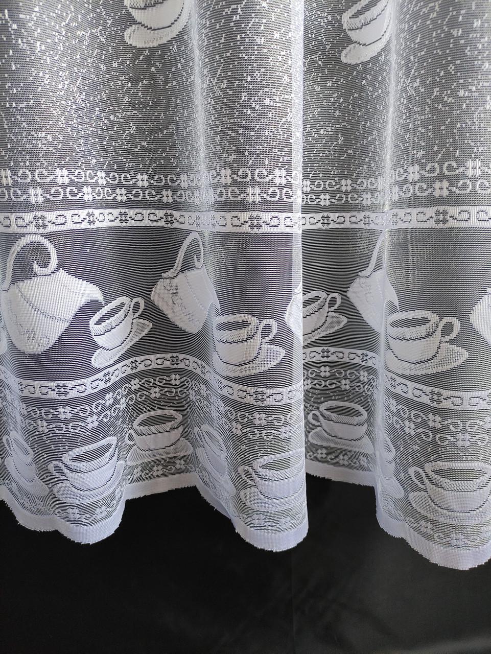 Занавеска на кухонное окно с кофейным принтом 290х190 см - фото 4