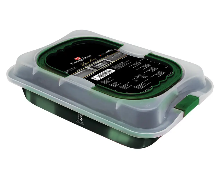 Форма для випічки Berlinger Haus Emerald Collection з пластиковою кришкою (BH-7843) Форма для випічки Berlinger Haus Emerald Collection з пластиковою кришкою (BH-7843)
