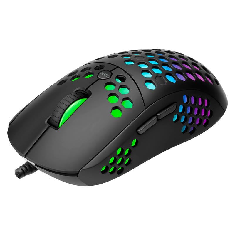 Компьютерная мышка игровая Marvo Wired Programmable Gaming Mouse G961 с RGB-подсветкой Черный (22562480) - фото 3