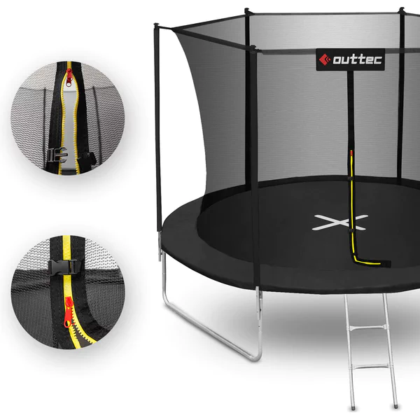 Батут Outtec Inside Net с внутренней сеткой 10 футов 305 см Черный (414503) - фото 4 Батут Outtec Inside Net с внутренней сеткой 10 футов 305 см Черный (414503) - фото 4
