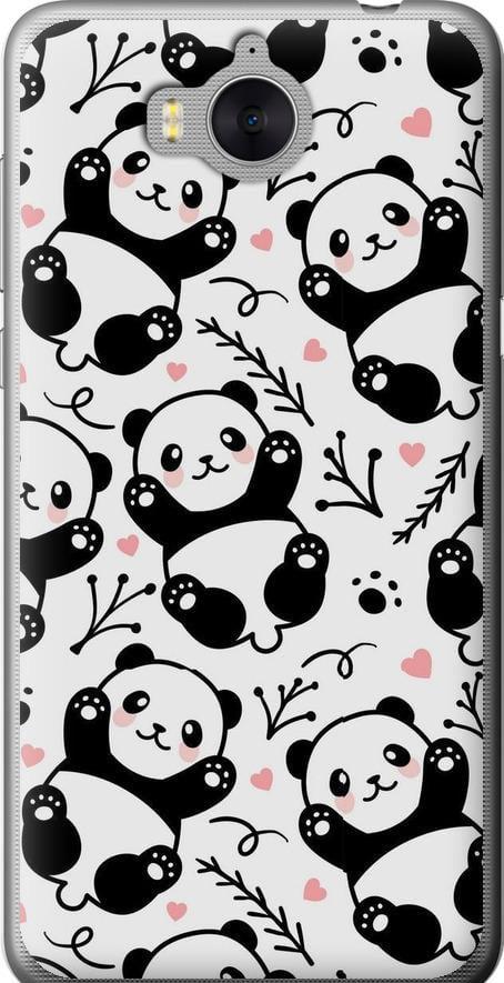 Чехол на Huawei Y5 2017 Панды (4318u-992-42517)