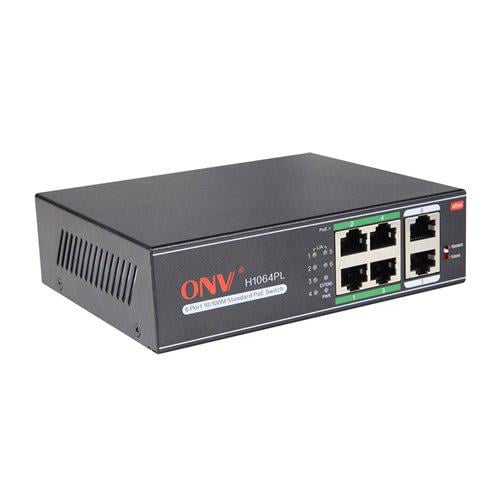 Коммутатор Hikvision 4-портовый PoE ONV (H1064PL)