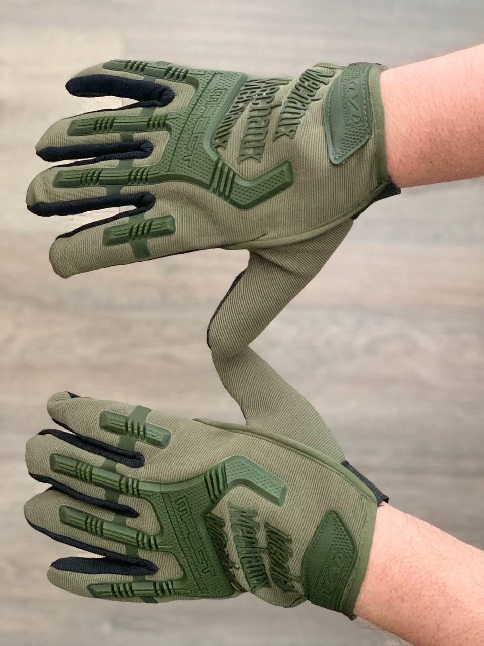 Перчатки Mechanix Mpact нейлоновые L/XL Хаки (14705118) - фото 4