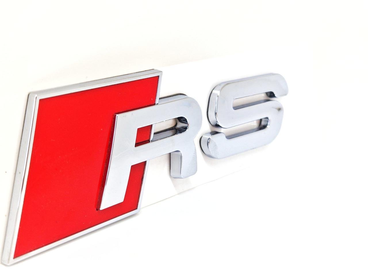 Надпись RS Audi Эмблема Chrom (2331160659)