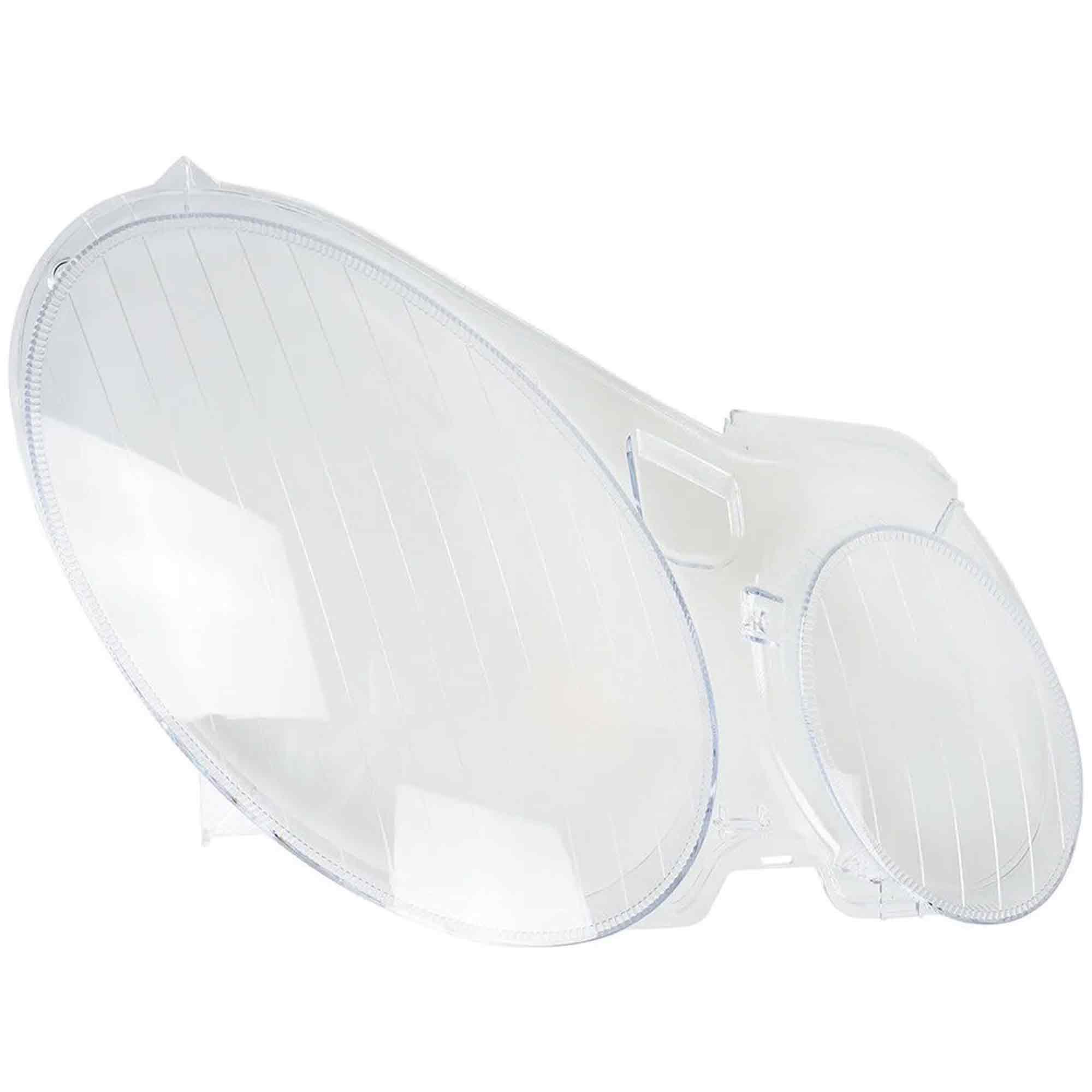 Скло фари Mercedes-Benz E-Class W211 2002-2009 дорест/рест праве (Mercedes-glass-27R)