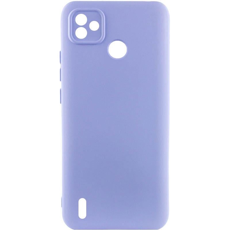 Противоударный  Чехол Silicone Cover Lakshmi Full Camera (A) для TECNO POP 5 Сиреневый / Dasheen - фото 1