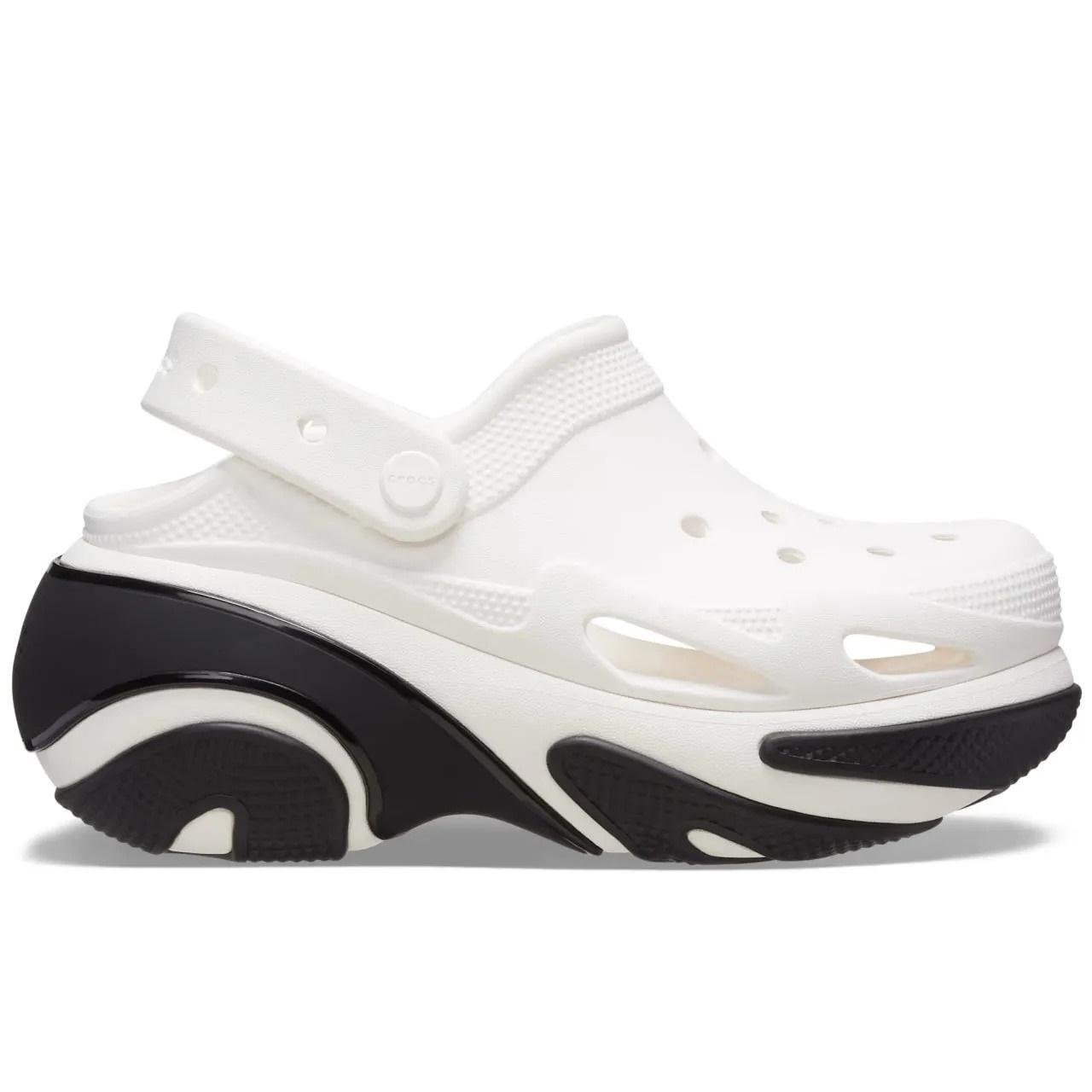 Кроксы женские Crocs Bubble Crush Clog M5W7 р. 37 38-23 см White (210061)