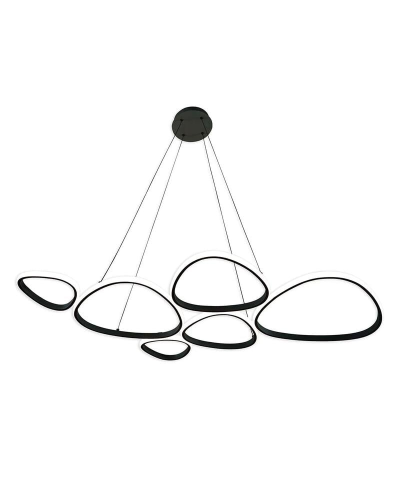 Люстра Goldlux 334053 Petra LED 1x58W 4000K 9000Lm IP20 Черный (G334053)