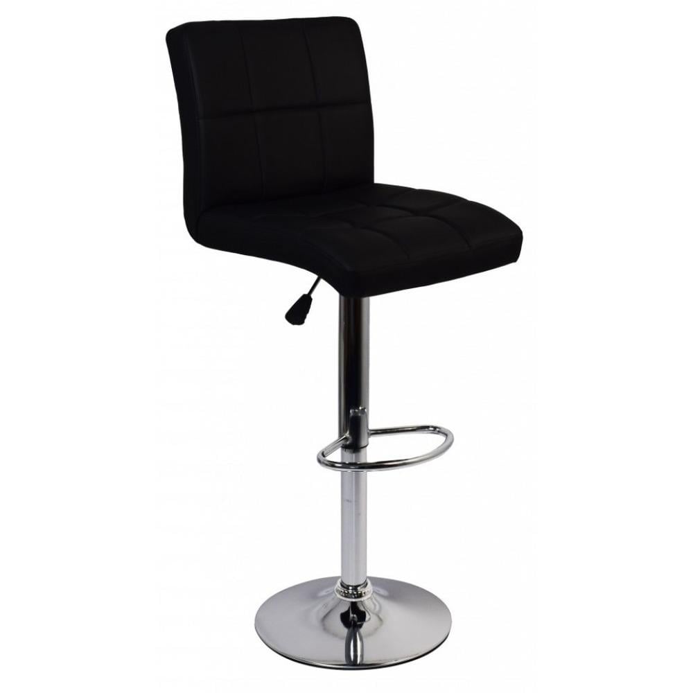 Барний стілець зі спинкою Bonro BN-0106 Чорний (21-76-42400410)